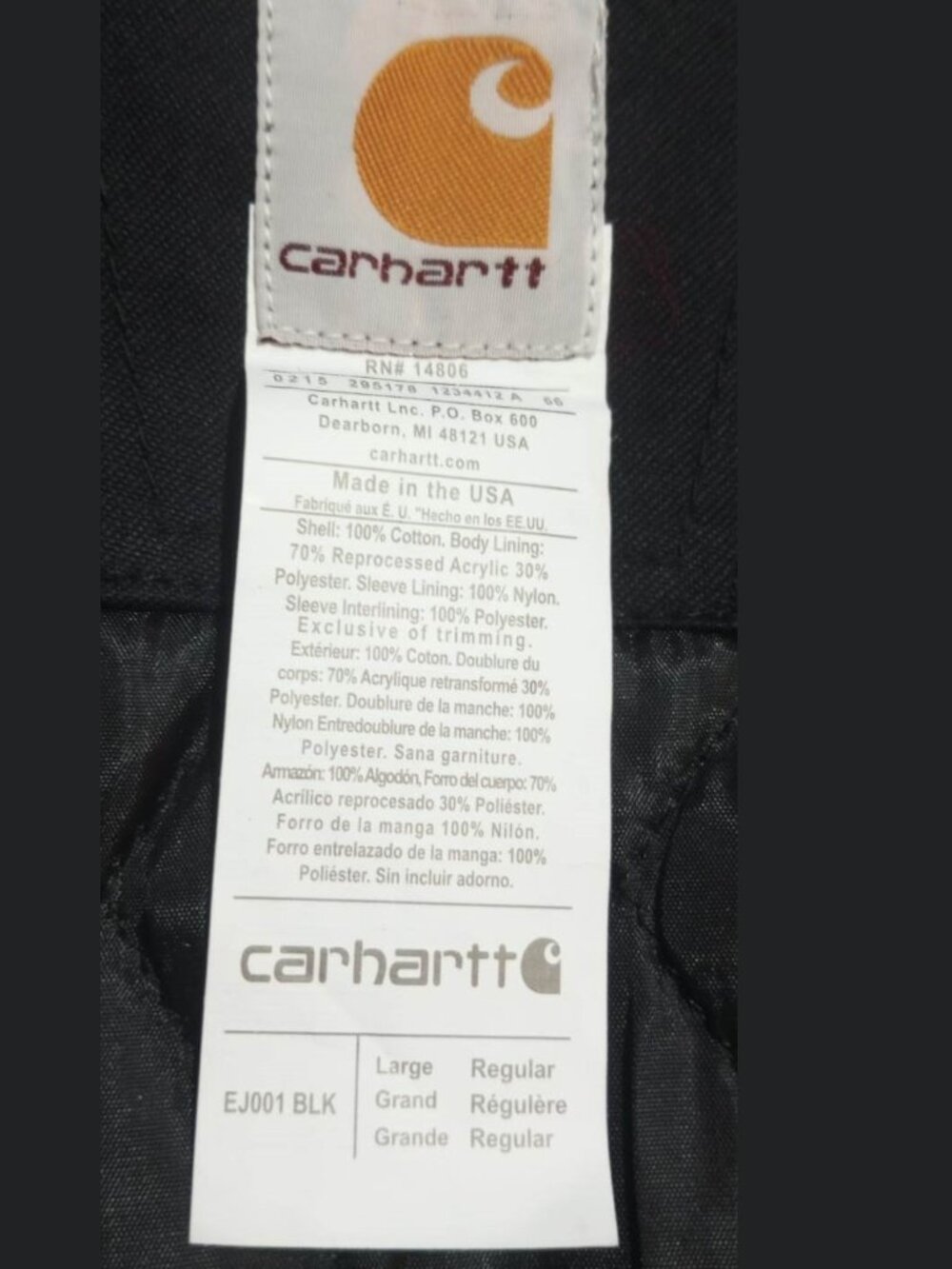 Carhartt Jacket Vintage & Reworked - Picture 4 of 4